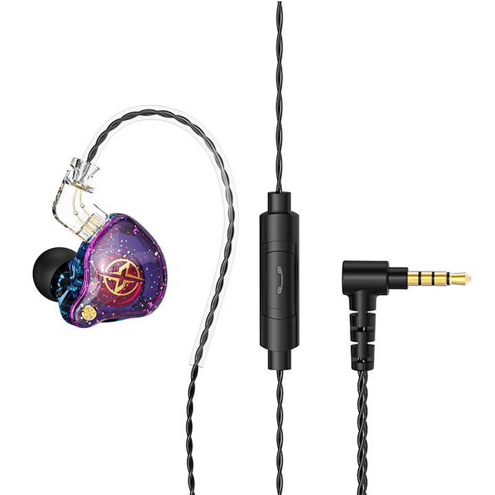 Vezetékes audio fejhallgató, mikrofon, X2 Pro, egyedi modell, 3,5 mm-es audio jack