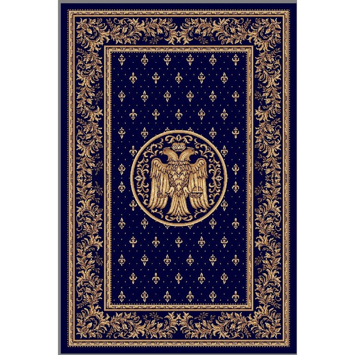 Covor Bisericesc, Home Vista, Lotos 15032, Albastru, 80x150 cm