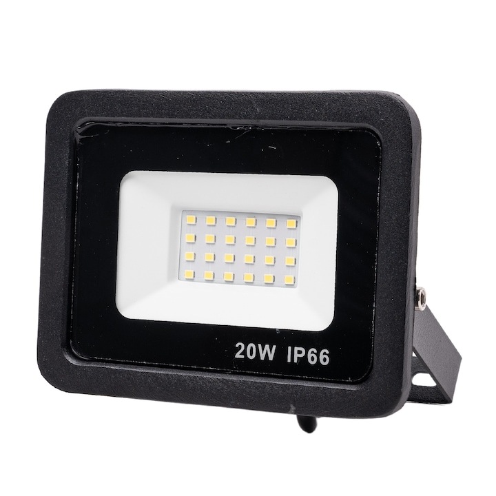 Proiector LED exterior, 20W, 220v, Lumina alba, CasaShop