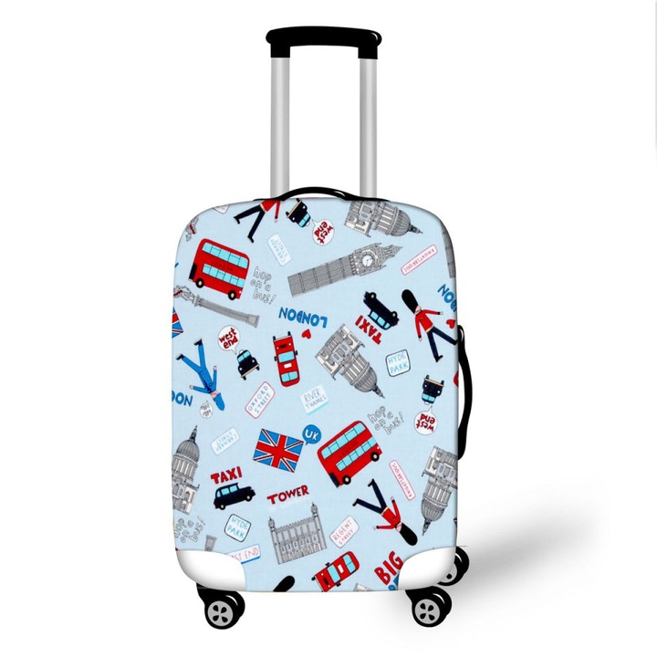 Husa protectie troler model London, Albastru, marimea L