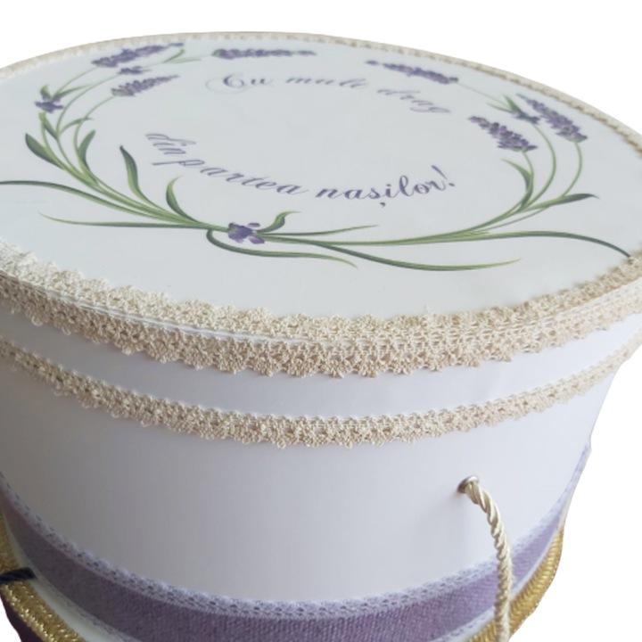 Trusou pentru botez 8 piese Mini Bimbi TMB-B-7, Alb