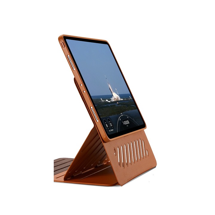 Husa pentru iPad Pro 12.9 2021/2022, SoL Grip, C47, Termoplastic, Maro