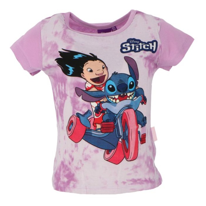 Tricou pentru copii Stitch the Race! 23151, Mov