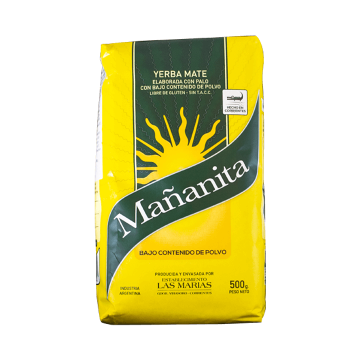 Yerba Mate Tea, Mañanita Low Dust, 500g