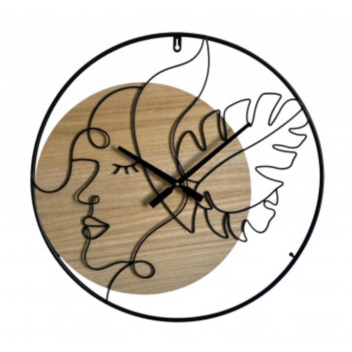 Fémből és MDF-ből készült dekoratív óra, ø 60 cm, Elegant B Mauro Ferreti