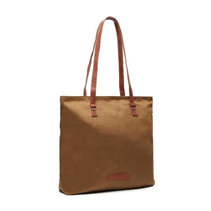 Geanta de dama, The Chesterfield Brand, din material textil, de umar Alicia, Verde olive