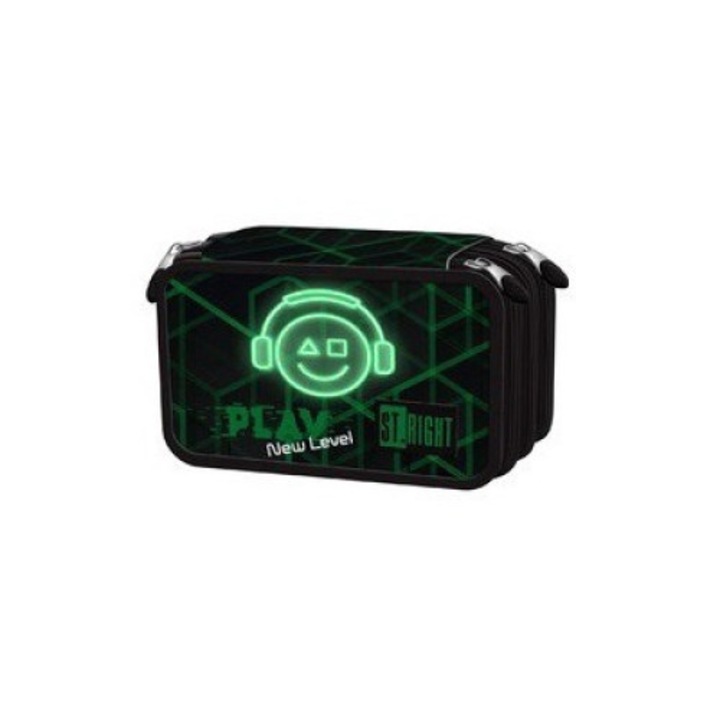 Химикал St.Majewski Play New Level, 3 отделения, многоцветен, 19.5x12.5x6.5cm