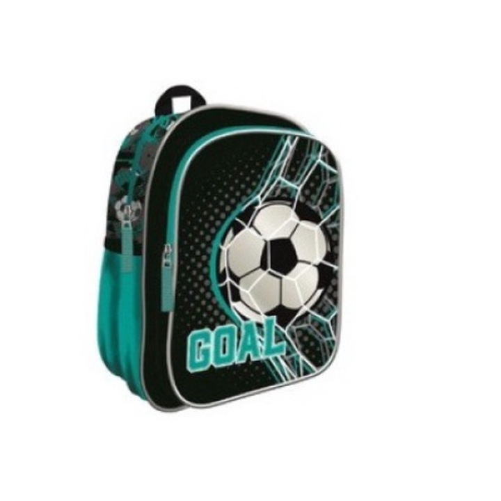 Ghiozdan ST-Majewski Goal, 1 compartiment, elemente reflectorizante, 27x21x12.5cm