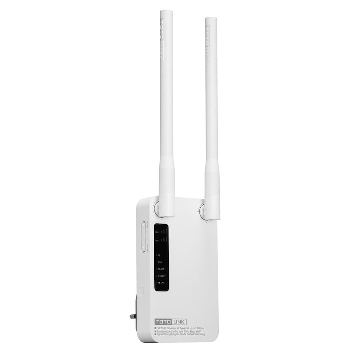 WiFi jelerősítő, Totolink EX1200M, Dual Band, fehér
