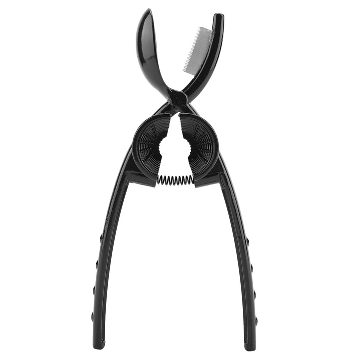Cleste multifunctional pentru castane, aliaj, negru, 22 x 8 x 4 cm