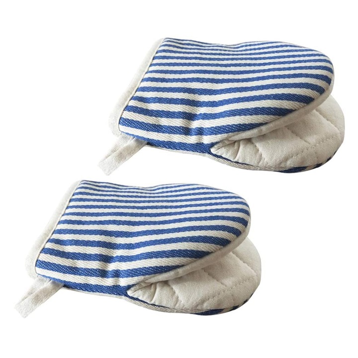 Konyhai kesztyű, 100% pamut, 400 fokig hőálló, szett