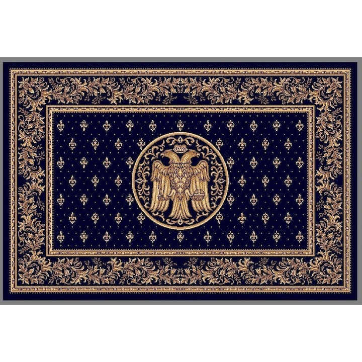 Църковен килим, Home Vista, Lotos 15077, син, 100x200 см