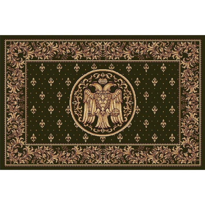 Templomszőnyeg, Home Vista, Lotos 15077, Zöld, 100x200 cm