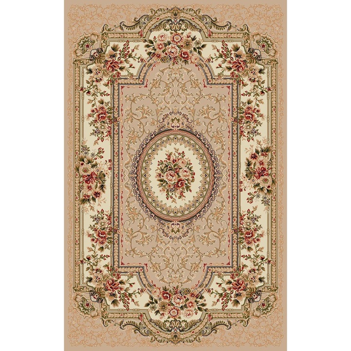 Covor Clasic, Home Vista, Lotos 571, Bej / Crem, 80x150 cm
