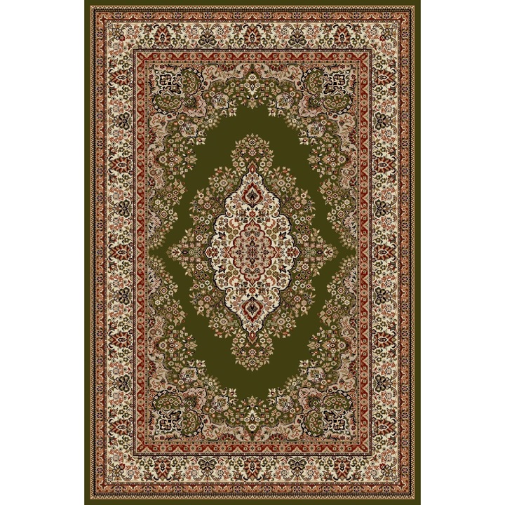 Klasszikus szőnyeg, Home Vista, Lotos 1524, Zöld, 80x150 cm