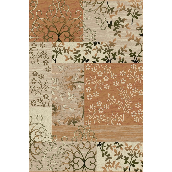 Modern szőnyeg, Home Vista, Lotos 1521, Bézs, 80x150 cm