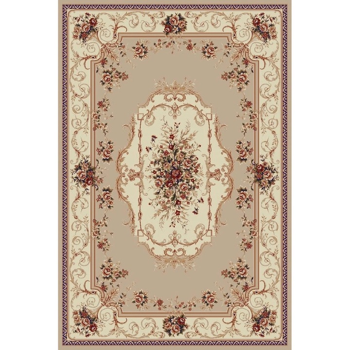 Класически килим, Home Vista, Lotos 507, Cream, 60x110 см