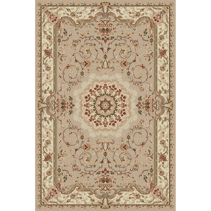Klasszikus szőnyeg, Home Vista, Lotos 1520, Bézs, 60x110 cm