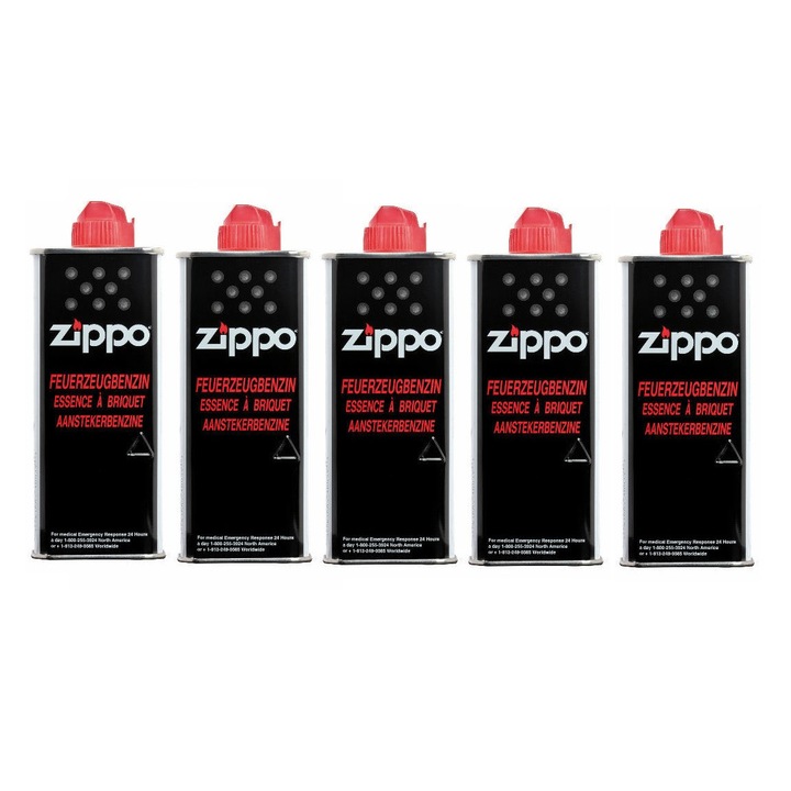 Set 5 bucati gaz Zippo, 125ml