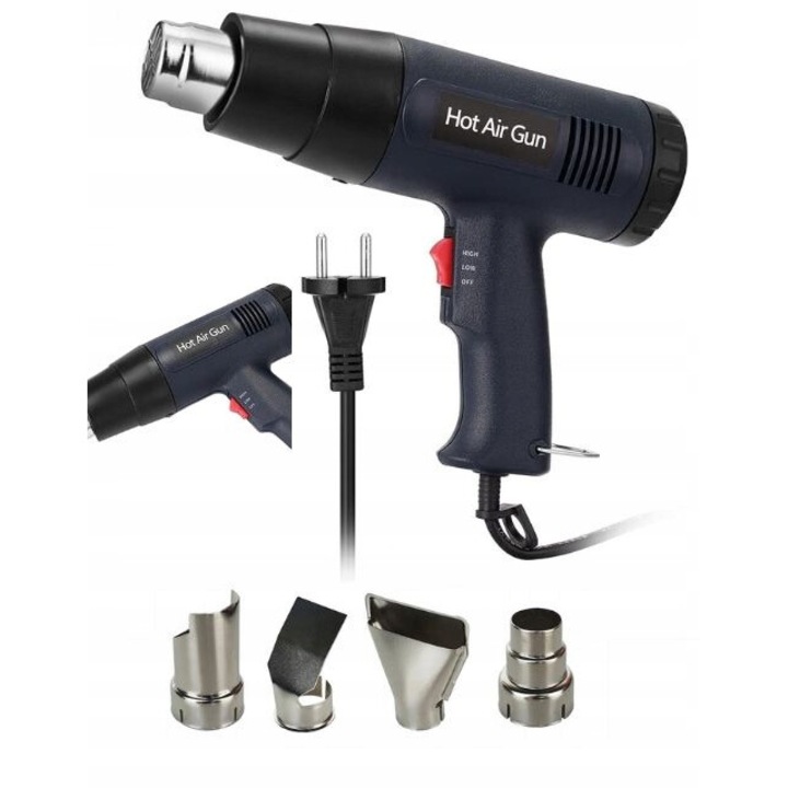 Електрически пистолет, Elektromet, 2000W, 2 степени, многоцветен