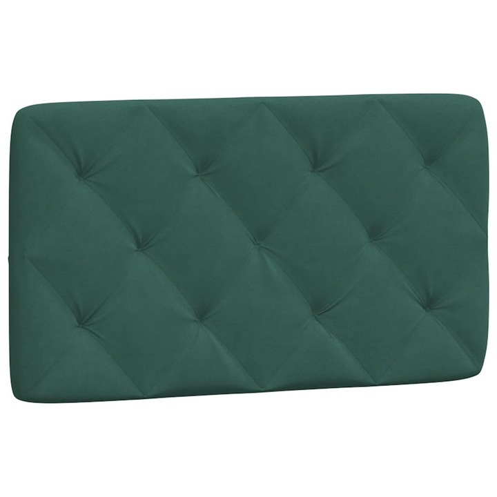 Perna tablie de pat vidaXL, verde, 80 cm, catifea, 1 Kg