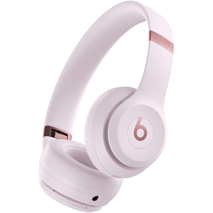 Casti On-Ear Beats Solo 4, Wireless, Bluetooth, Autonomie 50 ore, Cloud Pink