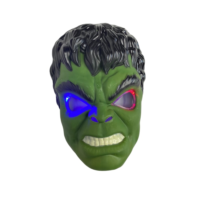Masca pentru copii, Model Avengers Hulk, verde, HAPPY JOKER®