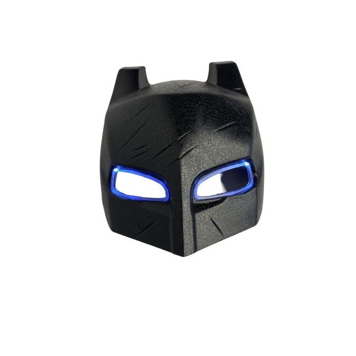 Masca Super Hero Batman, cu lumini, pentru copii, multicolor, HAPPY JOKER®