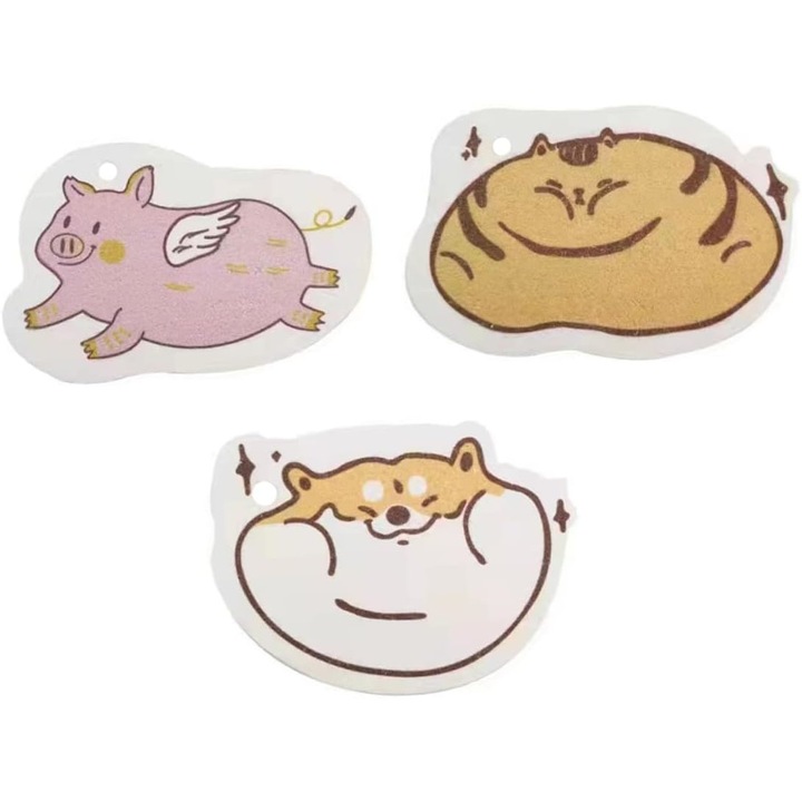 Set 3 bureti comprimati COMEWE, multicolor, Dimensiuni dupa absorbtia apei 11.7x7.5x2cm