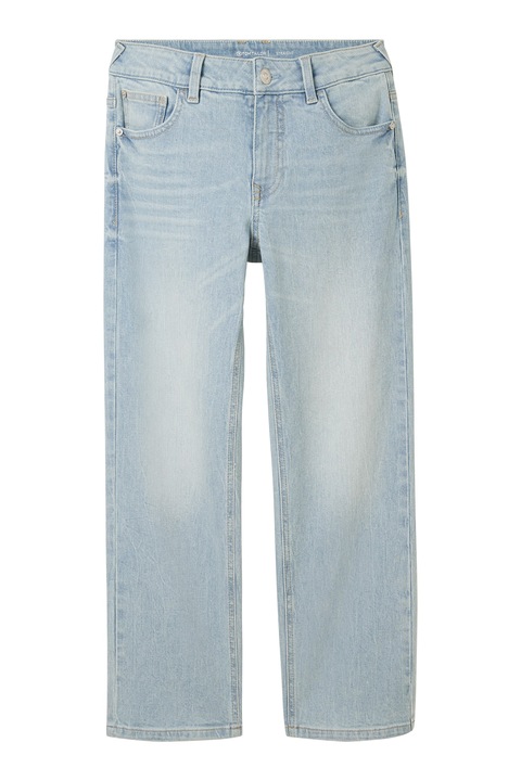 Tom Tailor, Straight fit farmernadrág öt zsebbel, Pasztellkék, 140 CM