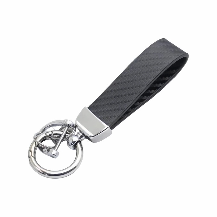 SANFACE kulcstartó, szénszálas modell, fekete