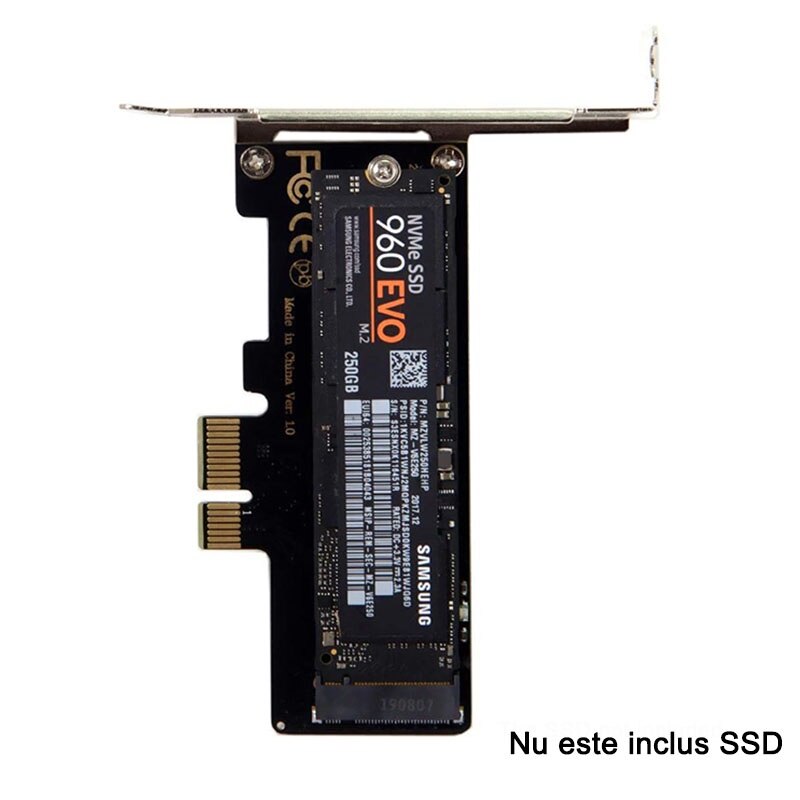 Unitati Ssd Adaptor M.2 NVME SSD la PCIe, Rqiurpn, pentru PCIE PCI-E4.0 X1 X4 X8 ...