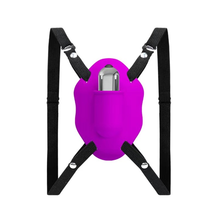 Vibrátor 10 rezgésmóddal, lila, 10cm