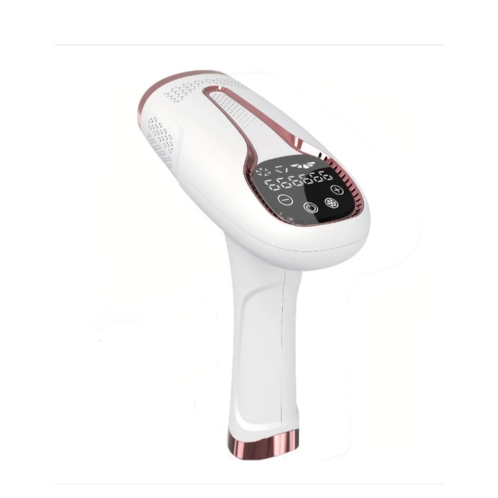 ANUTETOUNI® IPL епилатор, трайно обезкосмяване без болка, 999 999 импулса, IPL технология, 5 нива на интензитет, за мъже и жени, сензорна кожа, лице, тяло, подмишници и слабини