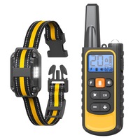 Zgarda Electrica pentru Dresaj Caini, JESWO®, Reincarcabila, IP67, Raza Actiune 800m, Circumferinta pana la 70 cm