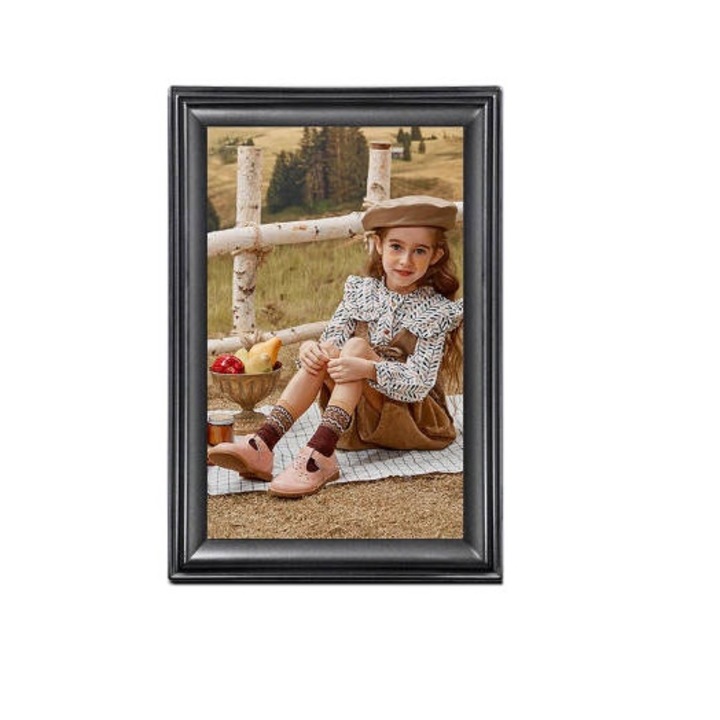 CHIGOODS® wifi цифрова фоторамка, 10,1 инча, 32 GB, сензорен екран 800X1280 HD IPS, приложение Frameo, microSD, снимки/видео, високоговорител, черен, YI018F