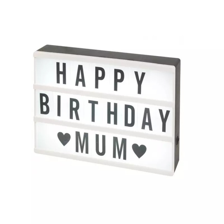 LED табло за съобщения, Gonga® Бяло 15 см