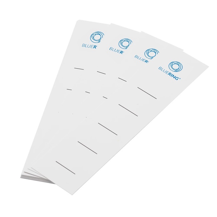 Eticheta de schimb pentru dosar cu inele, 3,5 cm, pachet de 50 buc. Bluering®
