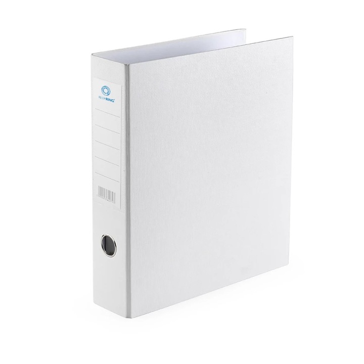 Dosar cu inele A4, 6,5 cm, cu 4 inele Bluering® alb