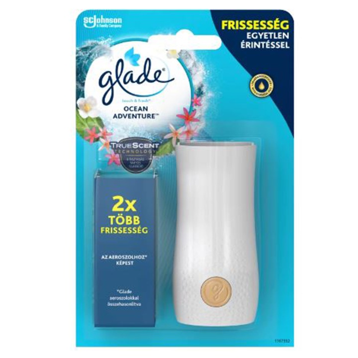 Освежител за въздух + пълнител 10 мл Glade® Touch&Fresh Ocean Adventure