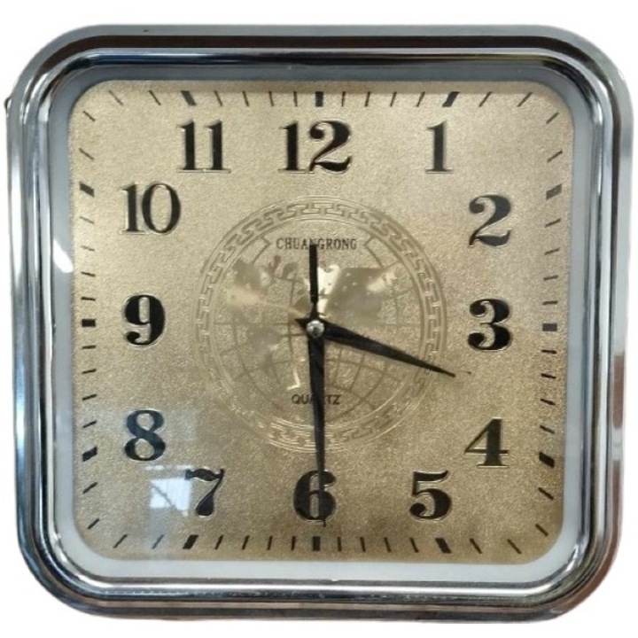 Kocka formájú fali óra, kétféle színben