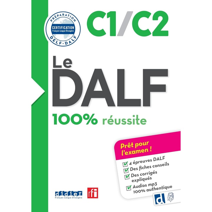 Le DALF C1/C2 100% reussite - Lucile ChapiroDorothee DupleixNicolas Frappe