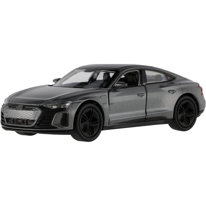 Welly fém modell 1:34 Audi RS E-tron GT, sötétszürke, 12 cm