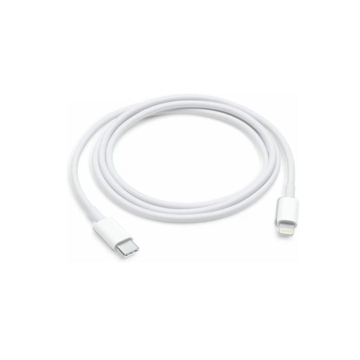 Set de 2 cabluri de date Fast Charge USB-C-Lightning 2M, compatibil cu iPhone 12 / 12 Pro / 12 mini, 11pro, 11pro max, Alb