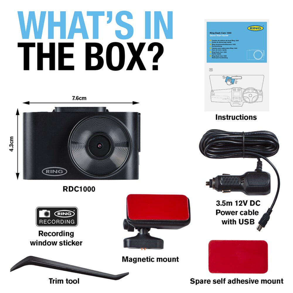 Camera auto DVR RDC1000 Ring - eMAG.ro