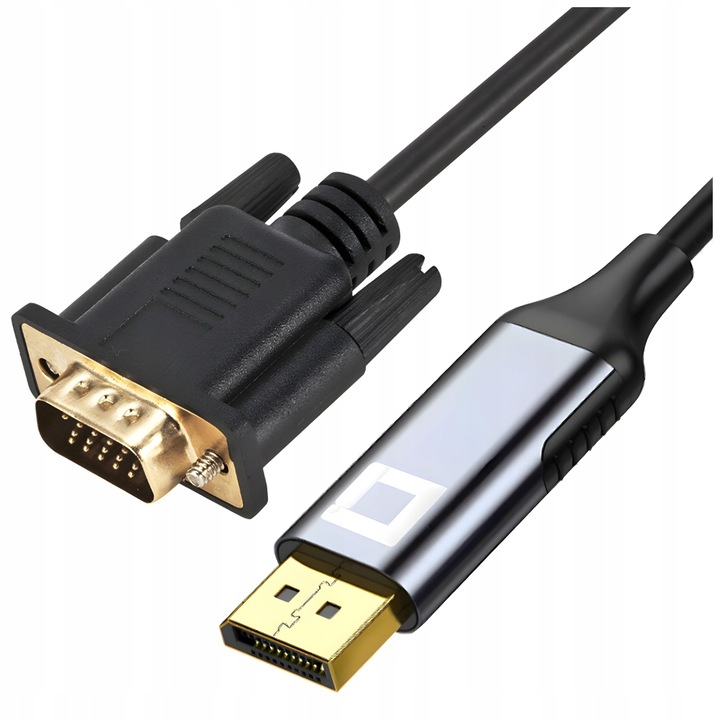 Кабел, Co2, Displayport Vga, Адаптер Конвертор, Full Hd 60Hz, 2M