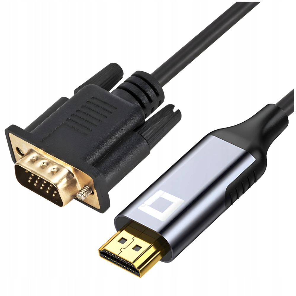 Cablu Adaptor, Co2®, HDMI la VGA D-SUB 2K/60Hz, Full HD, Plug &Play ...