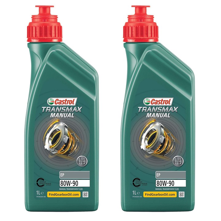 Csomag 2 liter kézi sebességváltó olaj Castrol Transmax Manual EP 80W90