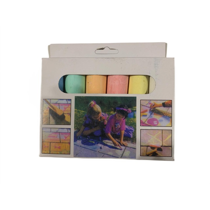 Creta colorata pentru copii, 6 bucati