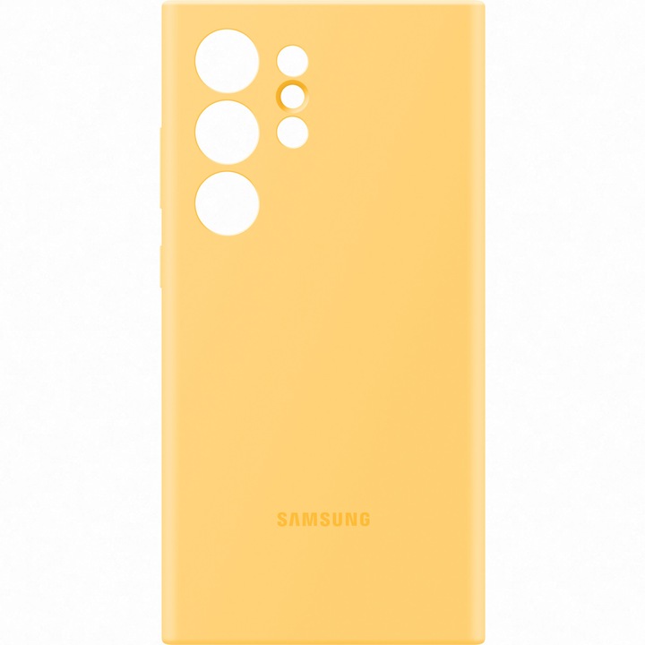 Калъф за Samsung Galaxy S24 Ultra S928, Силиконов кейс, Elite Armor, U937, Жълт